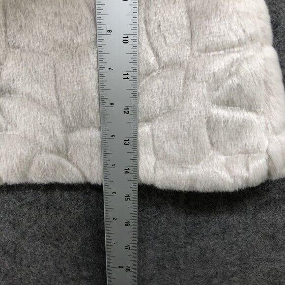 Mayoral Girls 2T Faux Fur Vest Shrug Beige Sleeveless Jacket Formal Party - Picture 7 of 8